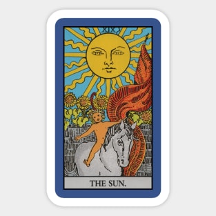 The Sun Tarot Card - Happiness and Success Is Yours Sticker